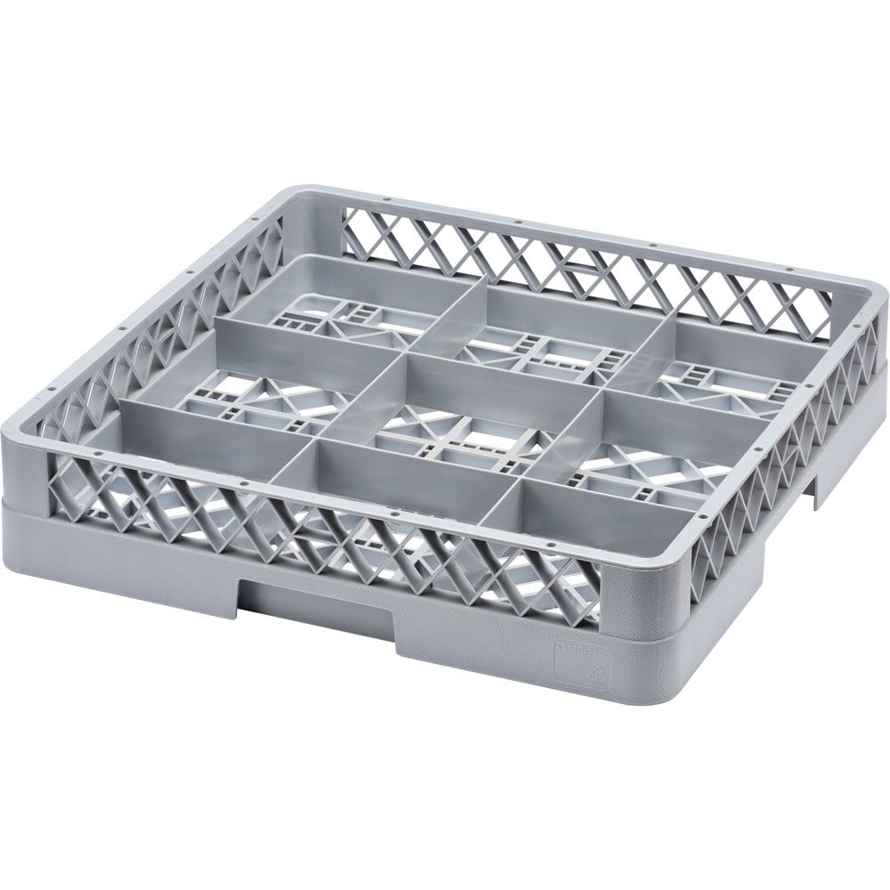 Cestello per bicchieri e tazze, 9 scomparti, 500 x 500 mm