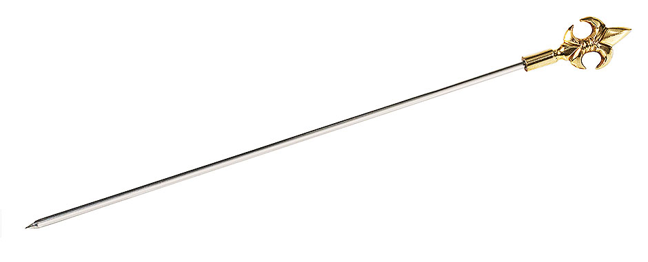 Spieß - Klingenlänge 24,5 cm - Länge 29,5 cm - Motiv LILIE Spieß - Klingenlänge 24,5 cm - Länge 29,5 cm - Motiv LILIE