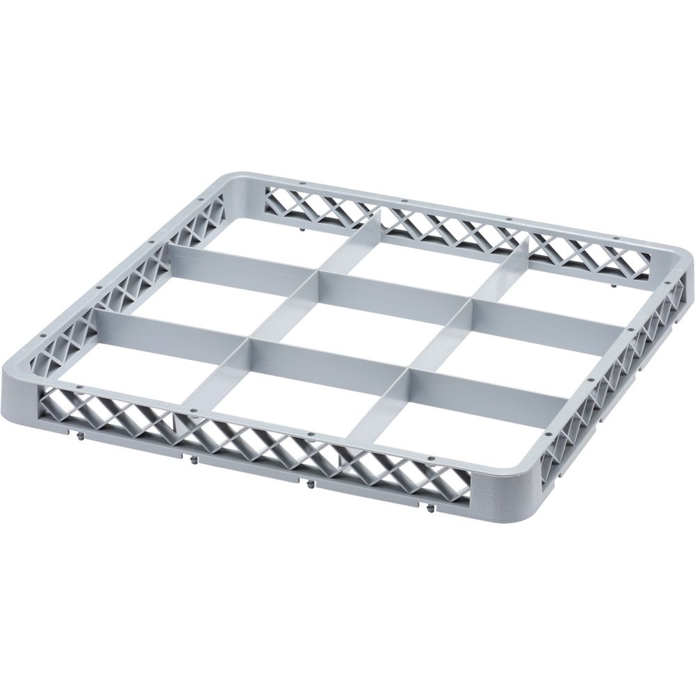 Bordo superiore per cestello 500x500 mm, 9 scomparti