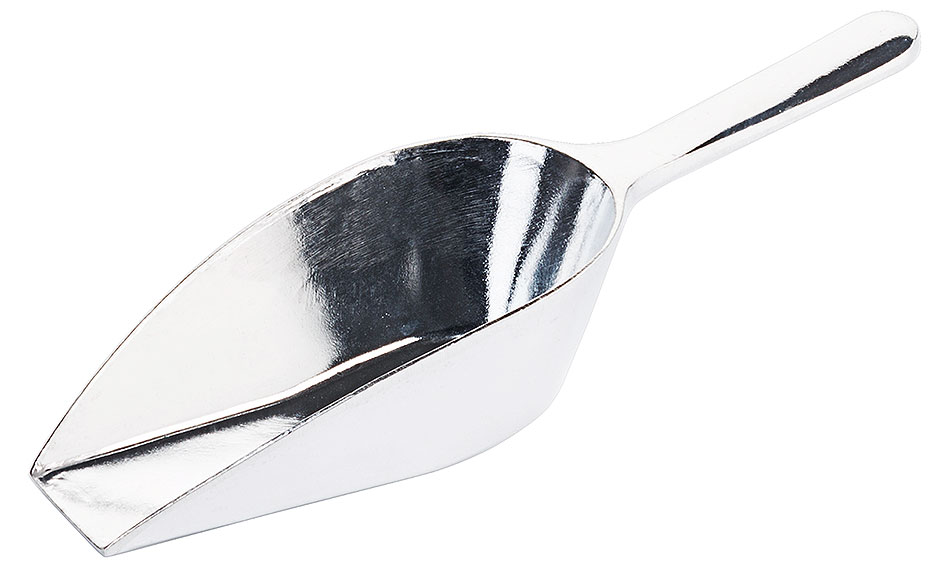 Paletta in alluminio 0,08 L - Paletta 10,5 x 5,5 cm - Lunghezza 18,5 cm