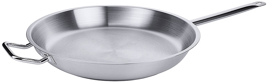 Padella con manico tubolare Ø 40 cm, Altezza 7,0 cm