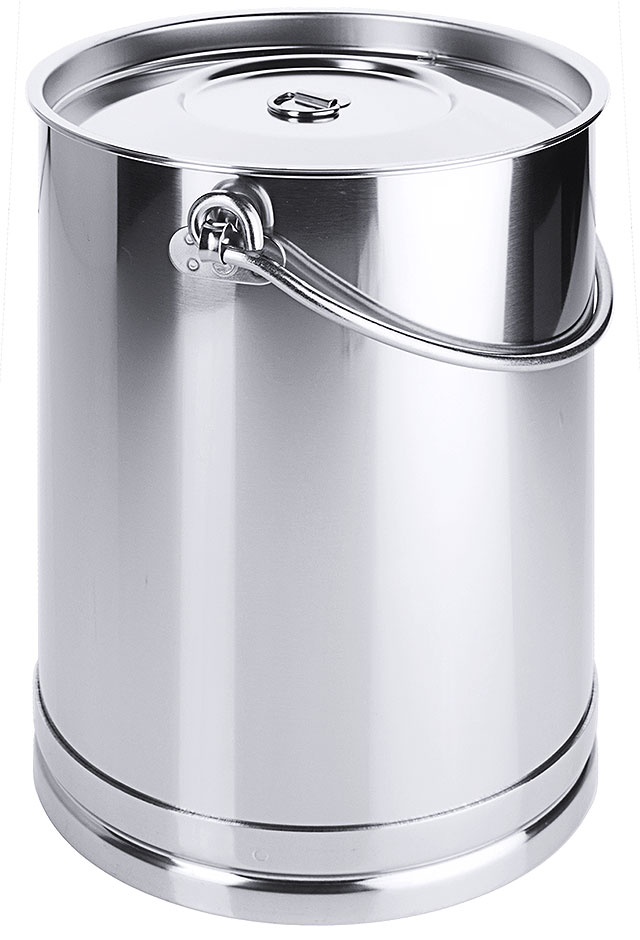 Secchio Cilindrico Ø 22,0 cm - 10 Litri - con Cerchio di Base Secchio Cilindrico Ø 22,0 cm - 10 Litri - con Cerchio di Base