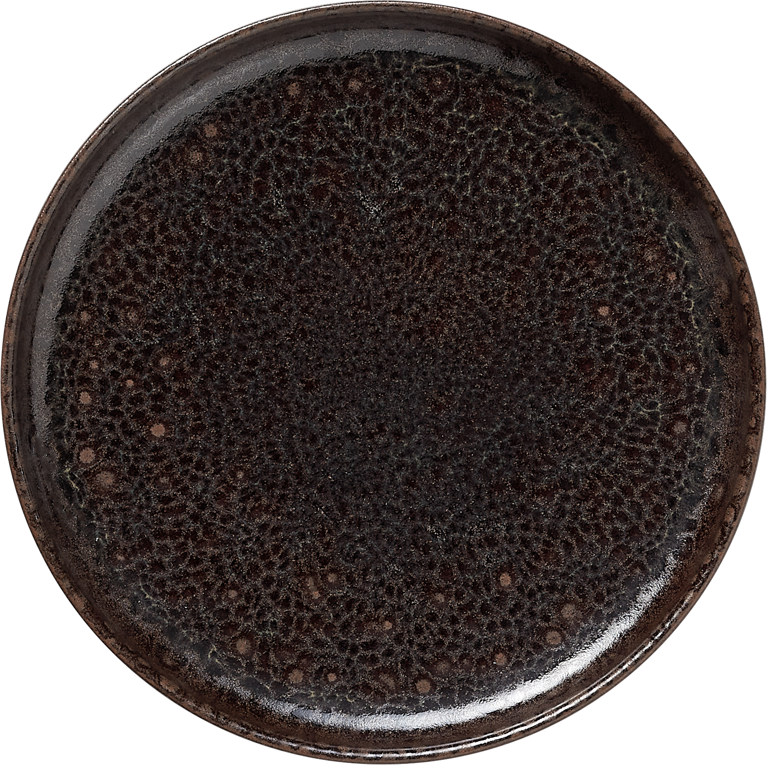 ROCKZZERO® ONE – Piatto piano, Ø 17,5 cm, serie Metallic Brown