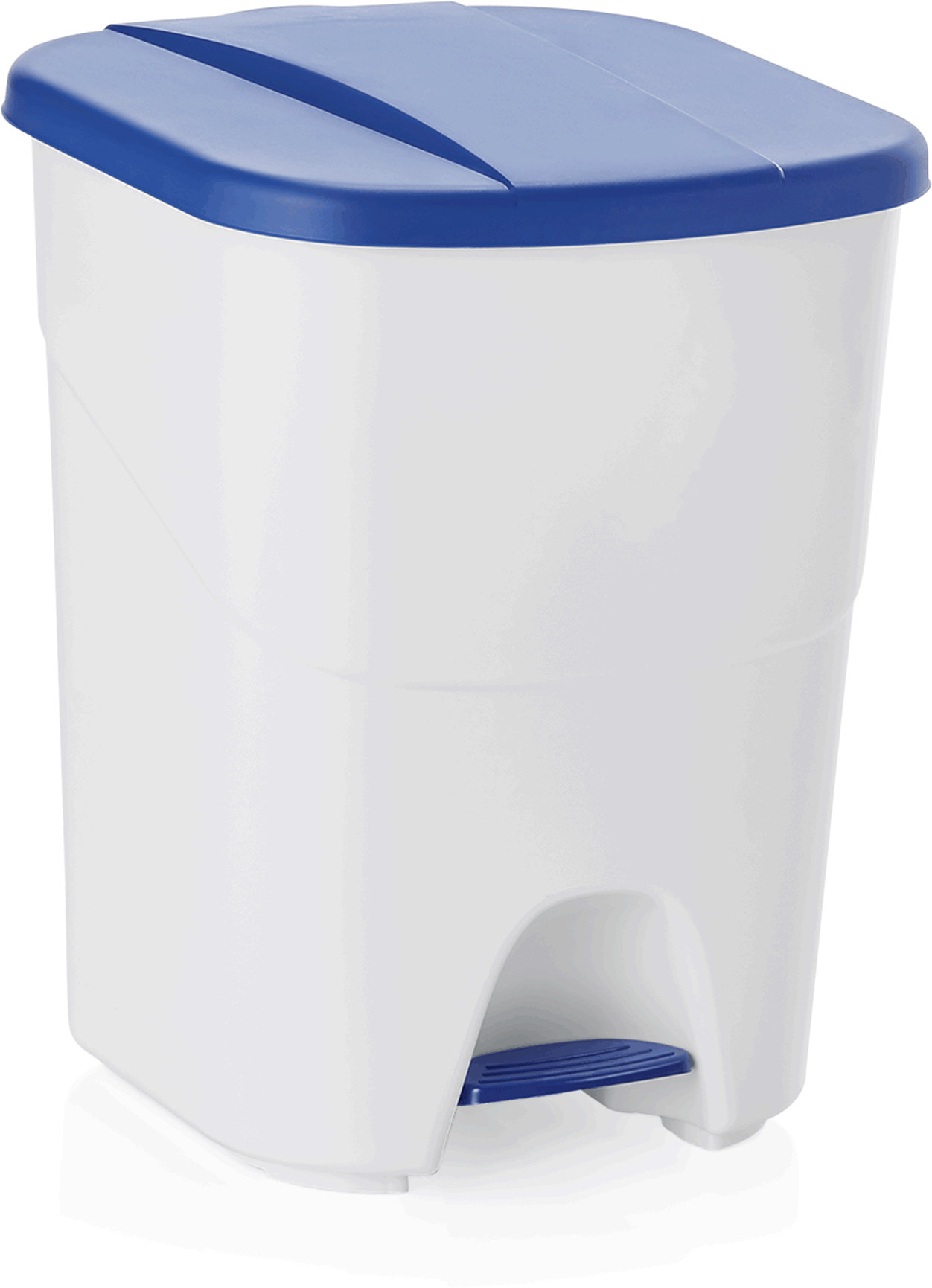 Pattumiera a pedale con coperchio blu, 40 Lt in Polipropilene Pattumiera a pedale con coperchio blu, 40 Lt in Polipropilene