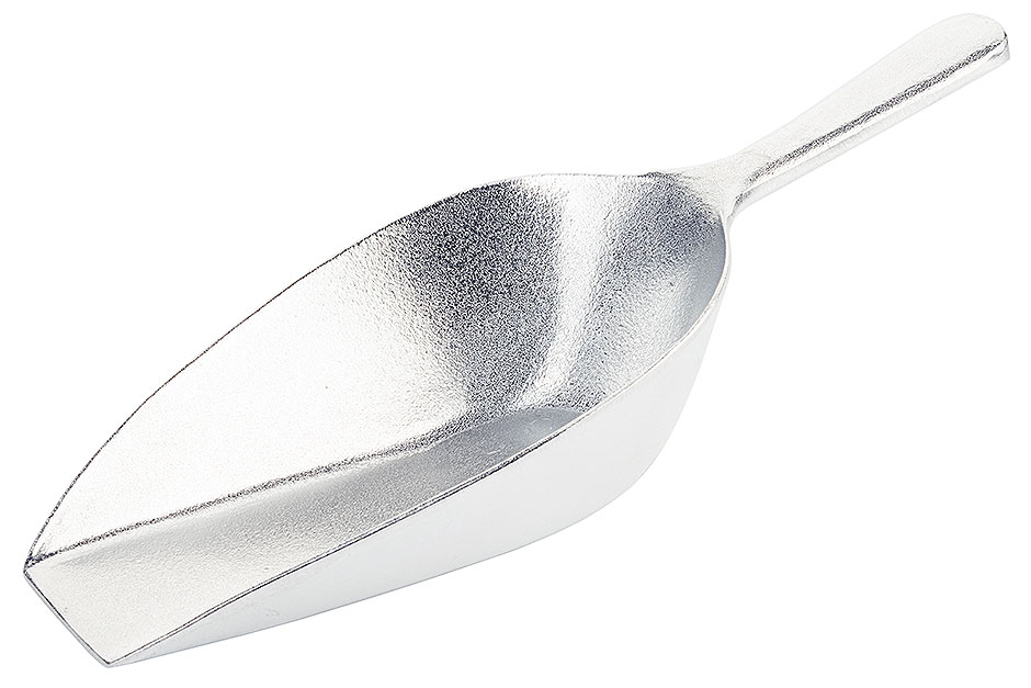 Paletta in alluminio 0,75 L - Paletta 22,0 x 13,5 cm - Lunghezza 35,0 cm