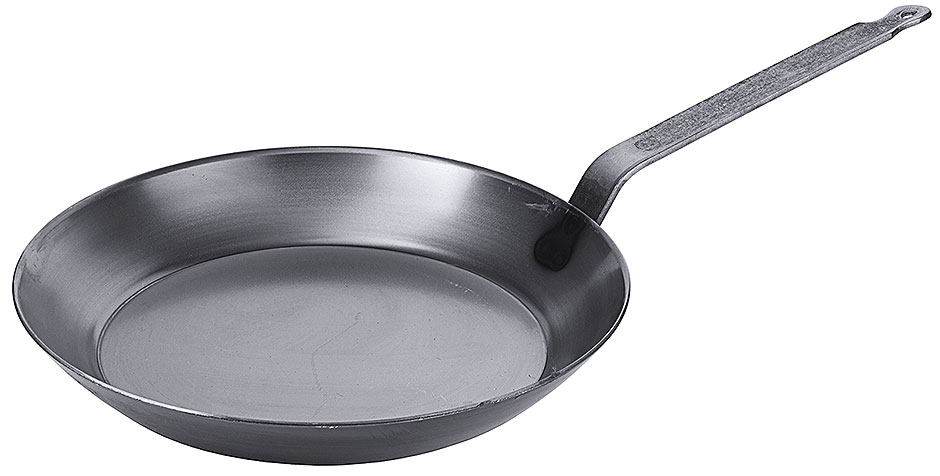 Padella in ferro – forma lionese – Ø 32 cm – manico 25,5 cm Padella in ferro – forma lionese – Ø 32 cm – manico 25,5 cm