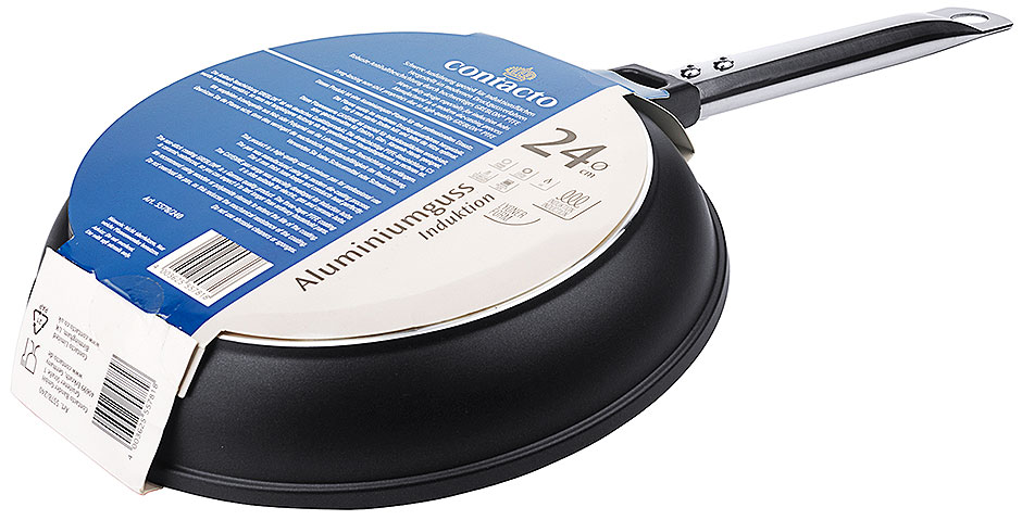 Padella Lionese in Alluminio Fuso Ø 24 cm – Manico 22 cm