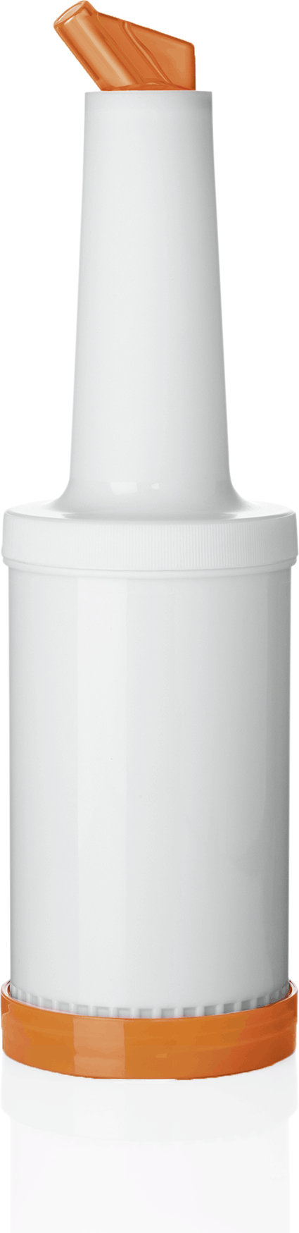 Bottiglia Dosatrice e da Conservazione, 1,0 Ltr. Arancione, in PP