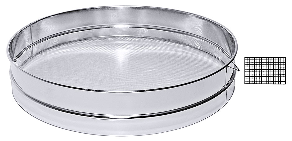 Setaccio per farina in acciaio inox Ø 40,0 cm – Altezza 8,0 cm Setaccio per farina in acciaio inox Ø 40,0 cm – Altezza 8,0 cm
