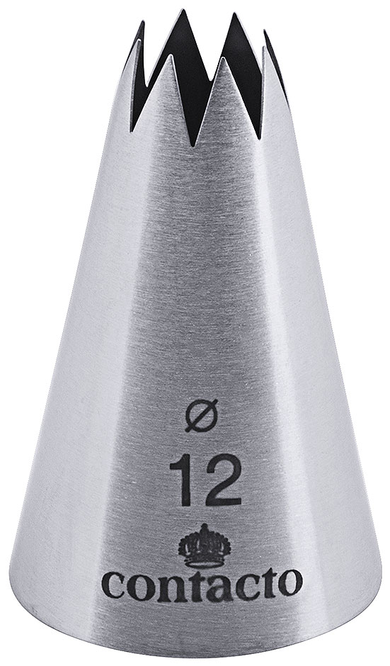 Sterntülle Edelstahl 18/10 - Lochdurchmesser Ø 12,0 mm