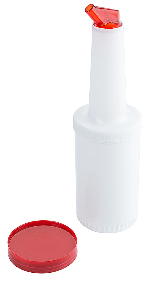 Bottiglia Dosatrice e da Conservazione Ø 9,0 cm - 1,0 Ltr. Rosso