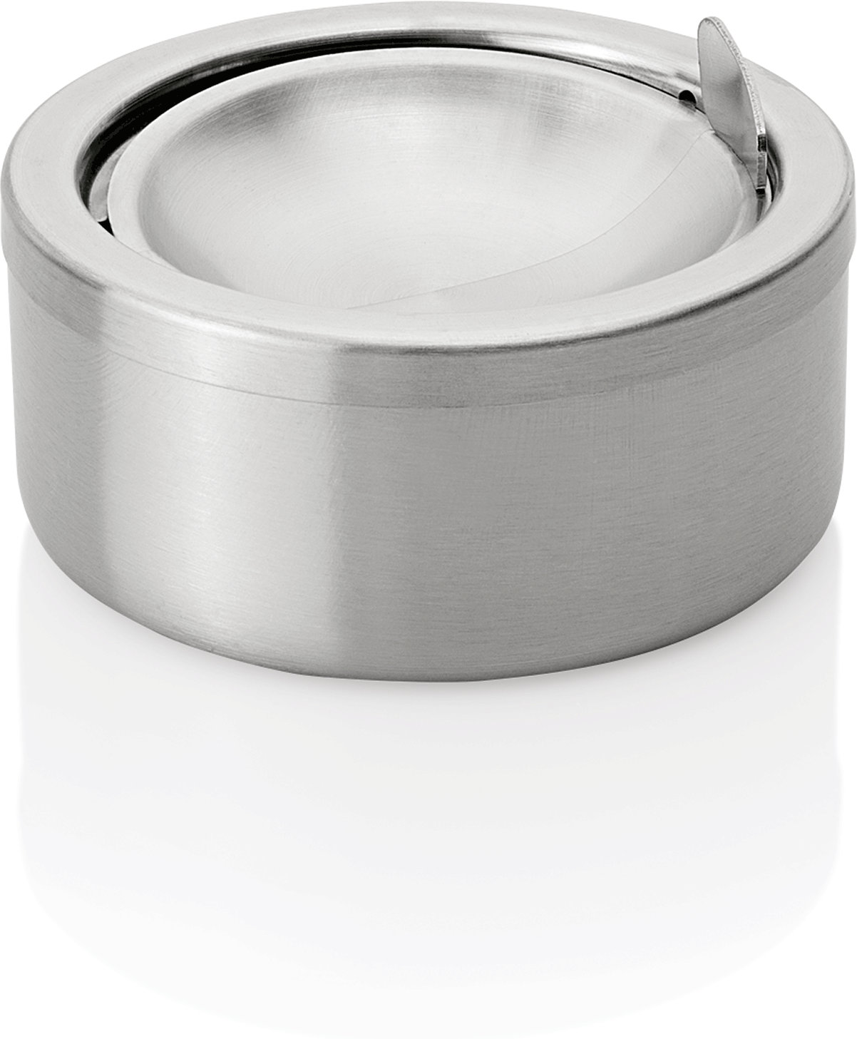 Druckaschenbecher, Ø 11,5 cm, Edelstahl Druckaschenbecher, Ø 11,5 cm, Edelstahl