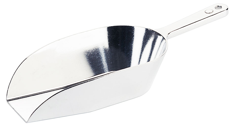 Paletta in alluminio 0,40 L - Paletta 17,0 x 10,0 cm - Lunghezza 26,5 cm