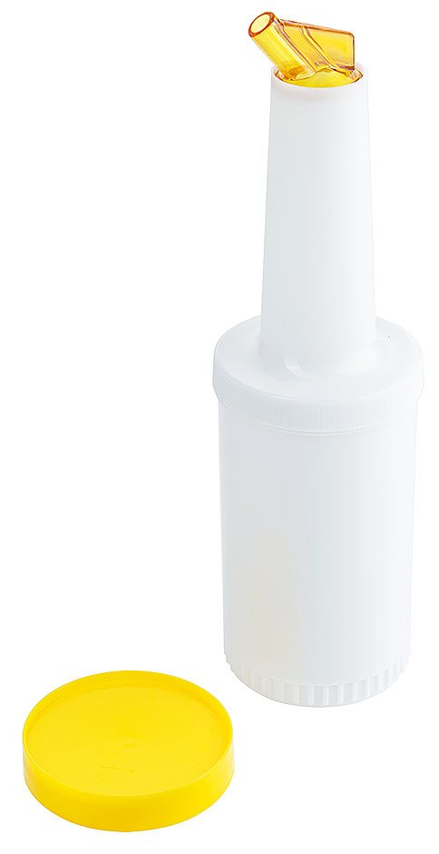 Bottiglia Dosatrice e da Conservazione Ø 9,0 cm - 1,0 Ltr. Giallo