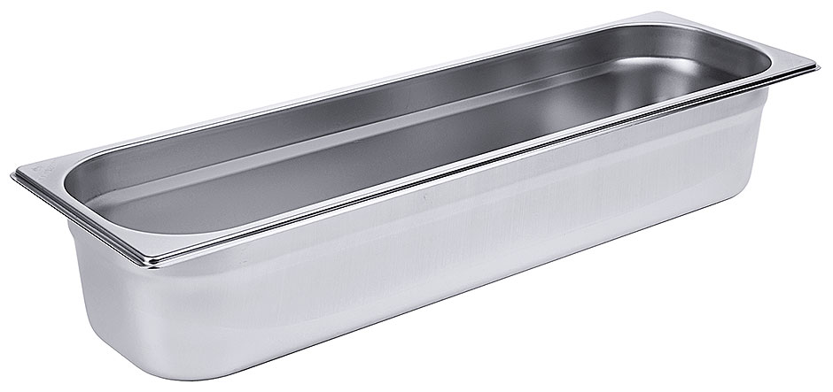 Contenitore GN 2/4 - Profondità 100 mm - Volume 6,00 Litri Contenitore GN 2/4 - Profondità 100 mm - Volume 6,00 Litri