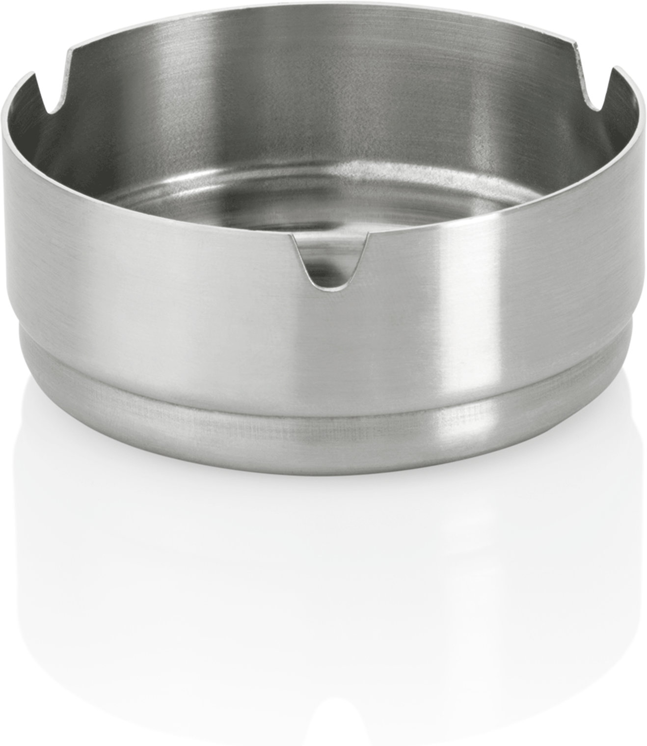 Aschenbecher, Ø 12 cm, Chromnickelstahl Aschenbecher, Ø 12 cm, Chromnickelstahl