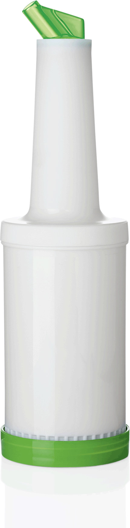 Bottiglia Dosatrice e da Conservazione, 1,0 Ltr. Verde, in PP Bottiglia Dosatrice e da Conservazione, 1,0 Ltr. Verde, in PP