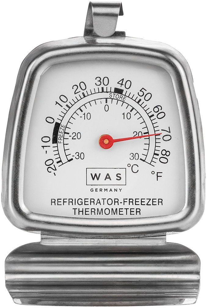 Kühlraumthermometer, -30 °C ~ 30 °C, Edelstahl Kühlraumthermometer, -30 °C ~ 30 °C, Edelstahl