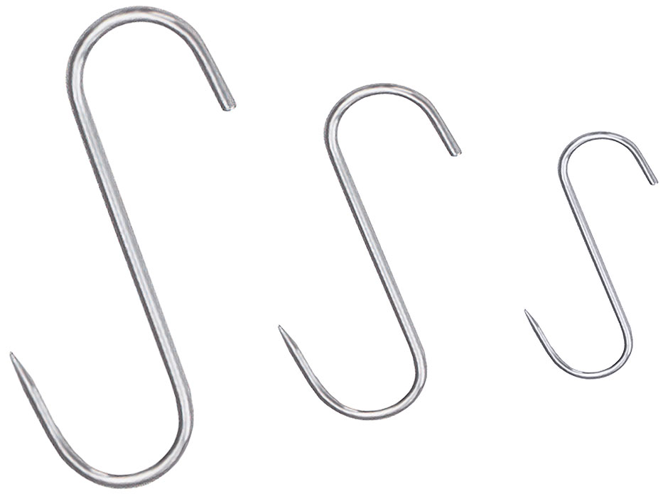 Fleischhaken - Länge 25,0 cm - Stärke 10,0 mm Fleischhaken - Länge 25,0 cm - Stärke 10,0 mm