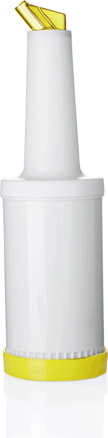 Bottiglia Dosatrice e da Conservazione, 1,0 Ltr. Gialla, in PP