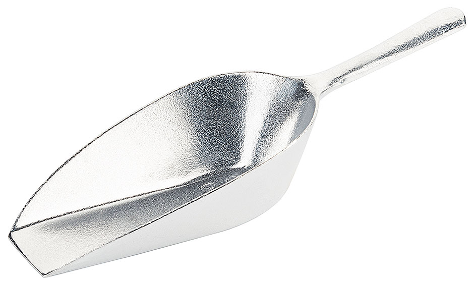 Paletta in alluminio 0,40 L - Paletta 18,0 x 10,5 cm - Lunghezza 31,0 cm